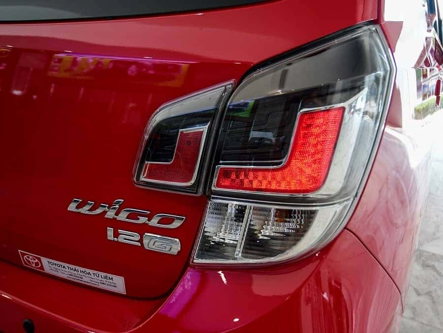 Đèn hậu LED trên Wigo 1.2 MT bản G
