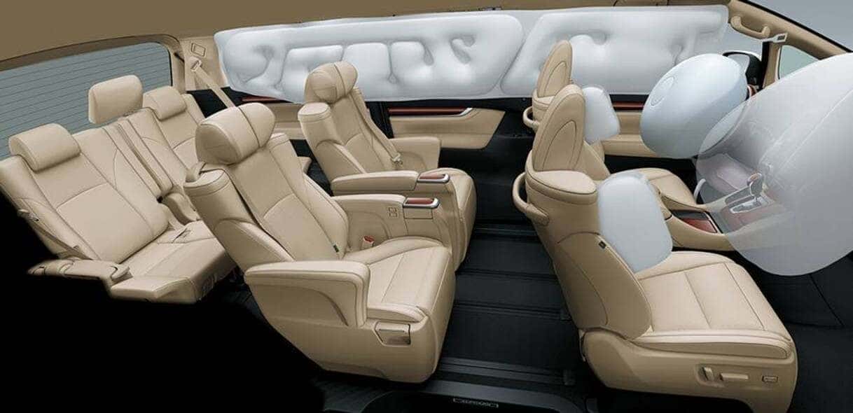 Trang bị an toàn cao cấp của Toyota Alphard Luxury 7 chỗ