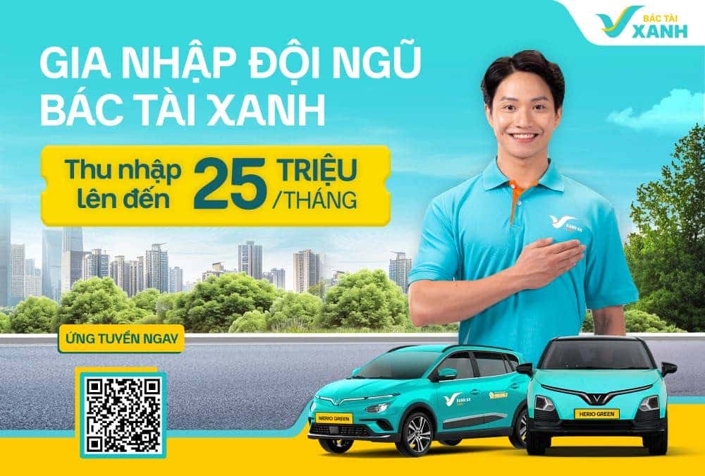 Ứng tuyển tài xế Xanh SM tại Hà Nội