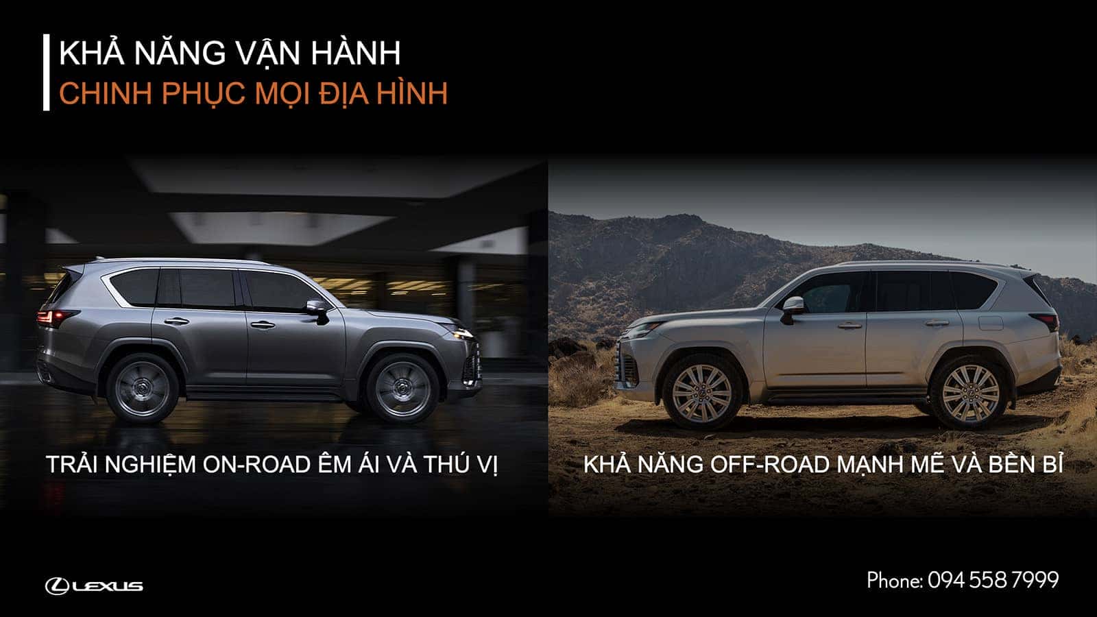 Vận hành mạnh mẽ trên xe Lexus LX 600