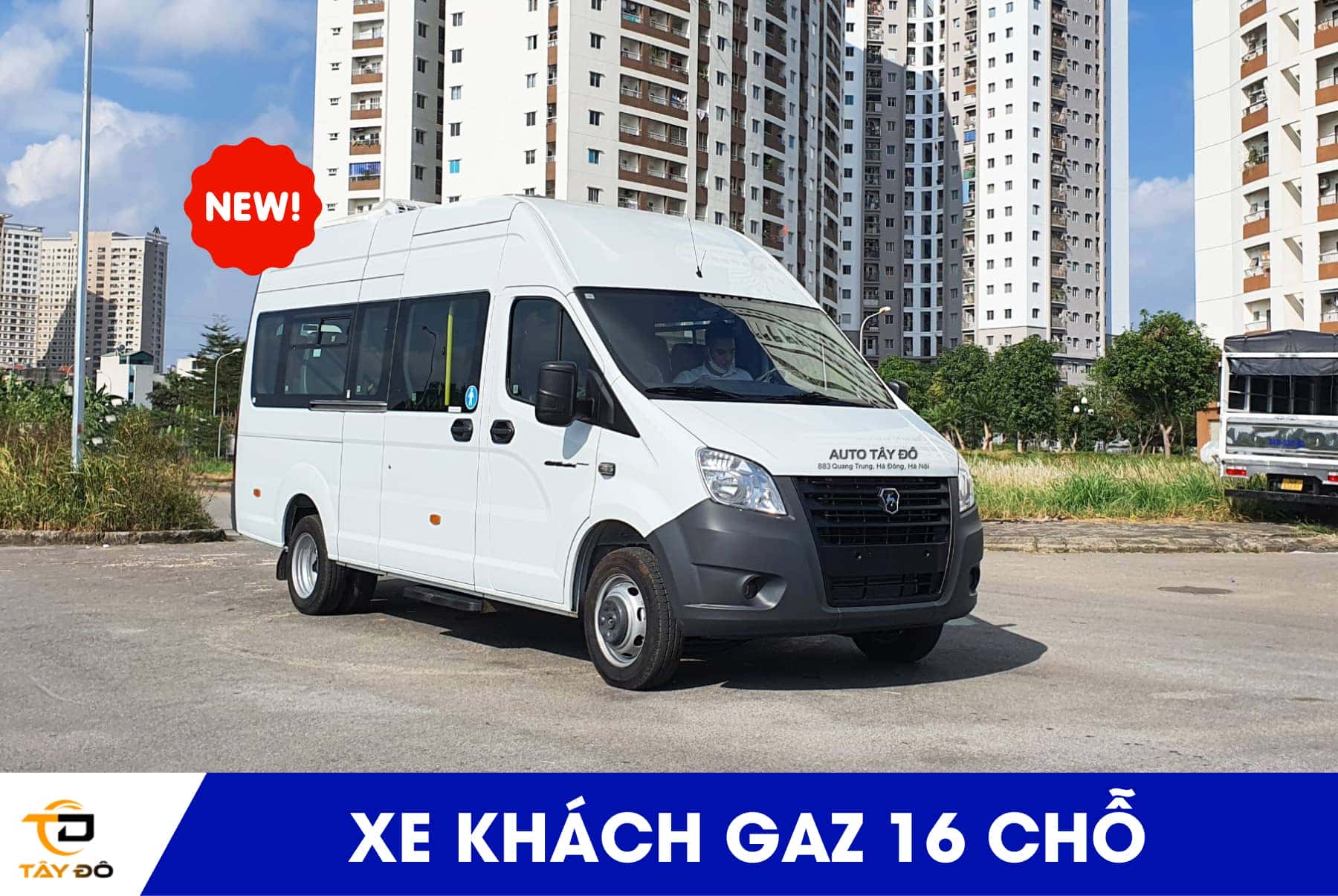 Xe Gazelle Next – Dòng xe 16 chỗ nhập khẩu nguyên chiếc từ Nga
