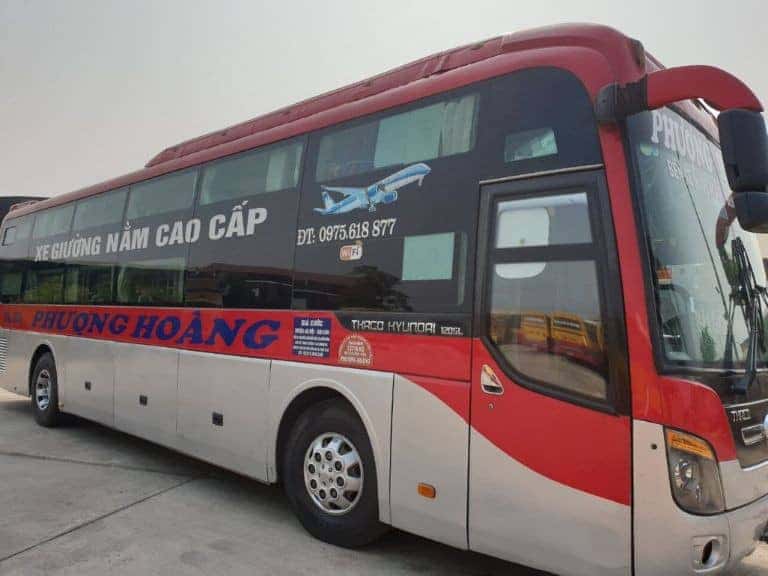 Xe khách Hà Nội Quảng Nam Phượng Hoàng từ Bến xe Nước Ngầm