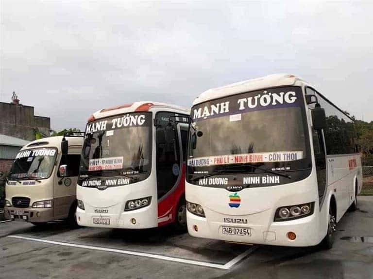 Xe khách Mạnh Tưởng tuyến Ninh Bình Hải Dương nổi bật với dịch vụ chu đáo và xe chất lượng cao