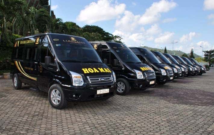 Xe Limousine 9 chỗ hiện đại của nhà xe Hoa Mai phục vụ tuyến TPHCM đi Vũng Tàu