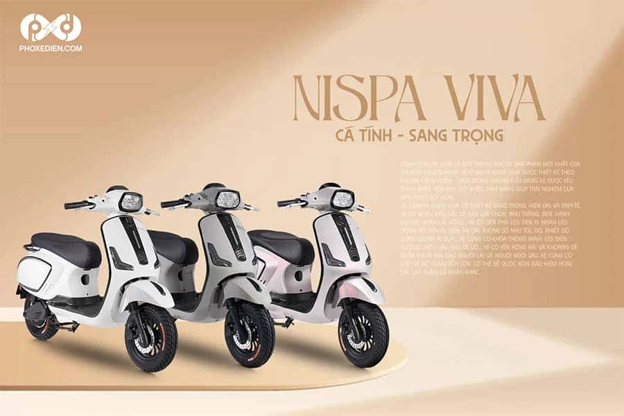 xe may dien nu Osakar Viva dang cap