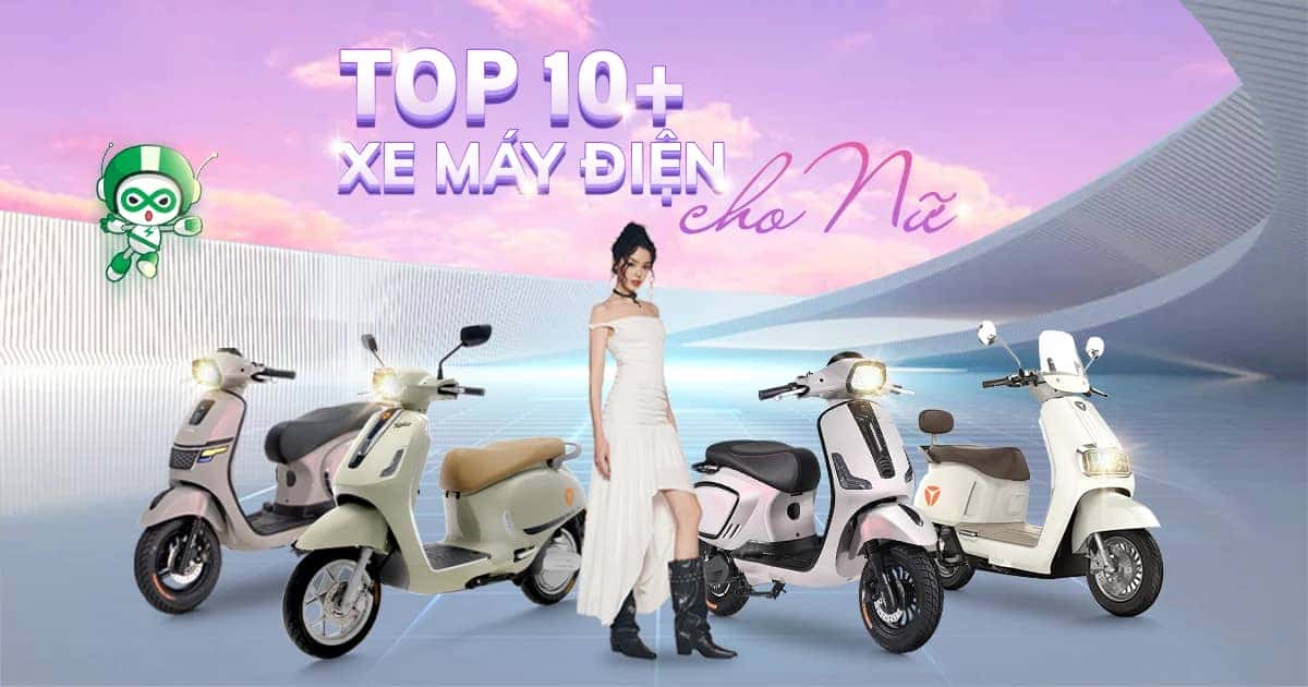 xe may dien nu phong cach thoi trang